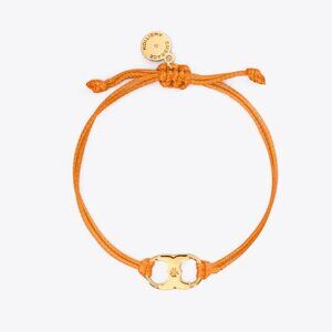 Tory Burch Orange and Gold Bracelet